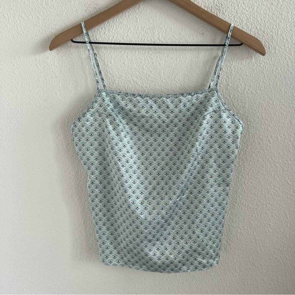 Victoria's Secret Silky Slip Tank Printed Drop Back XS